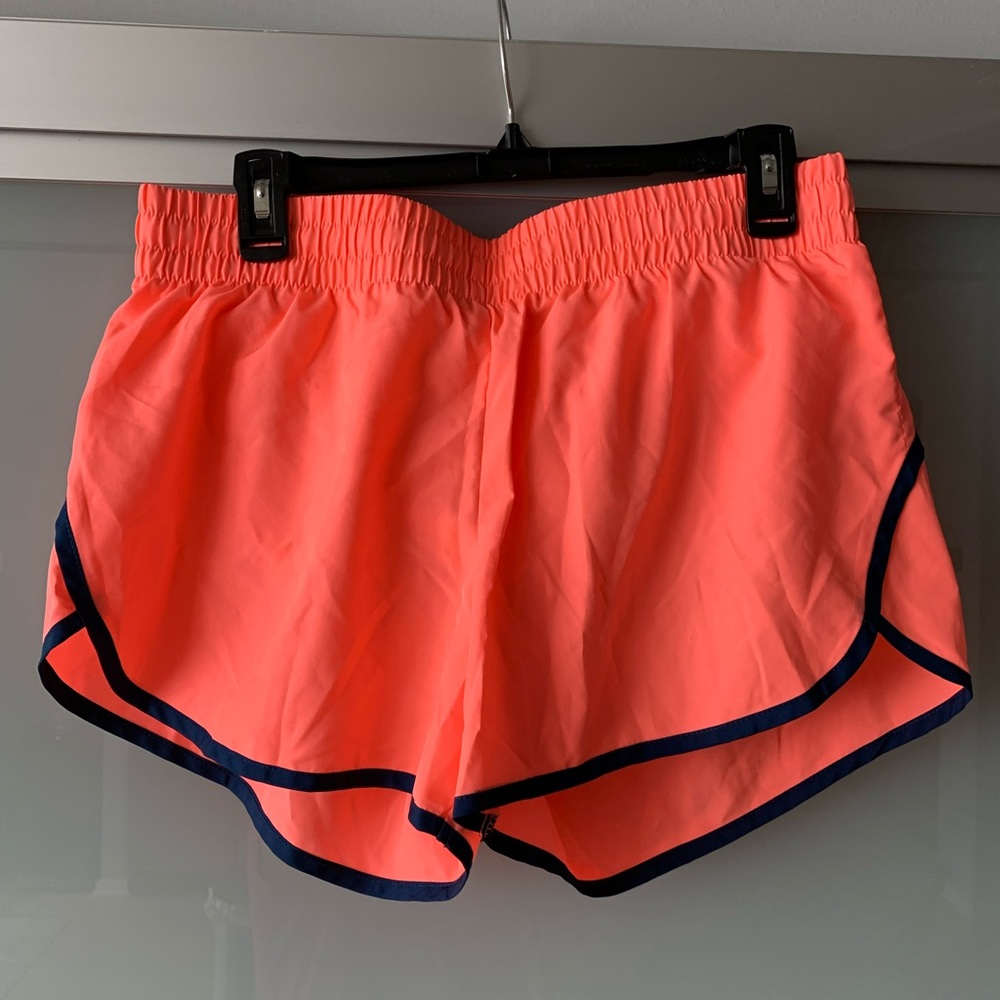 Neon Orange Running Shorts